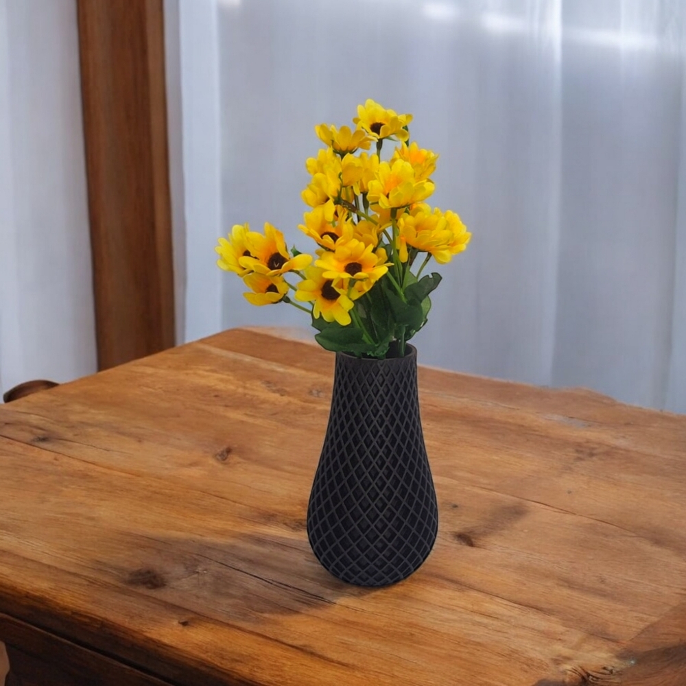 Black vase! Homemade!